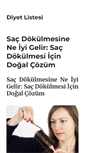 Mobile Screenshot of diyetlistesi.net